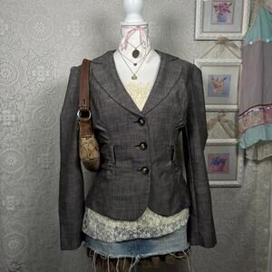 vintage‎ office siren fitted blazer top